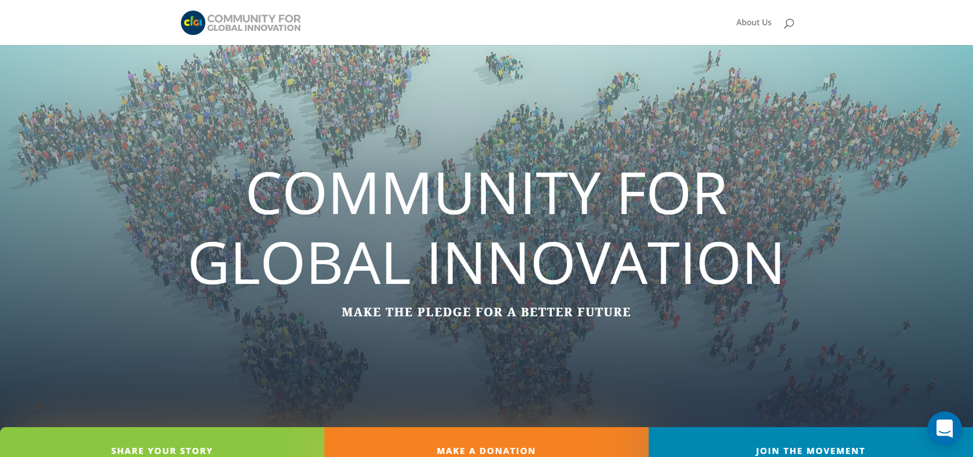 community for global innovation home page